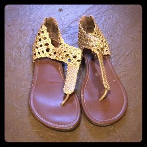 Brown & Gold sandals